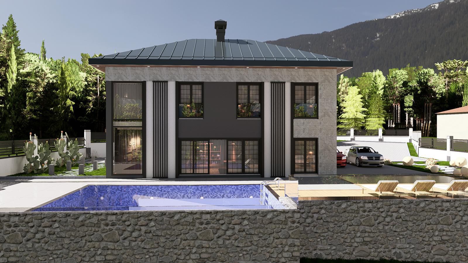 Kocaeli Gebze Ahatlı 5800m2 Arsa İçinde Akıllı Sistem Lüks Villa