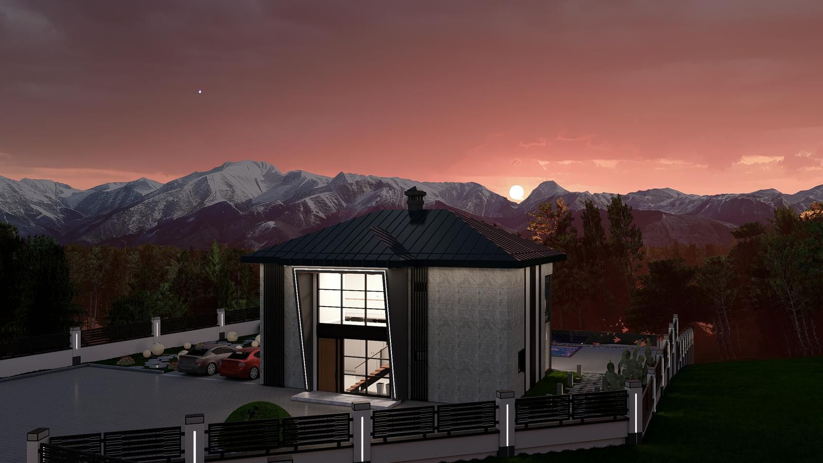 Kocaeli Gebze Ahatlı 5800m2 Arsa İçinde Akıllı Sistem Lüks Villa